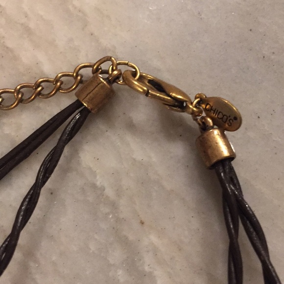 CHICO'S Corded Earth Toned Necklace - Picture 5 of 5